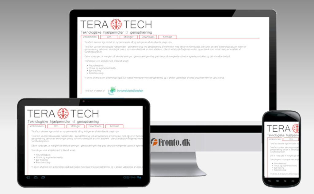 TeraTech's gamle hjemmeside
